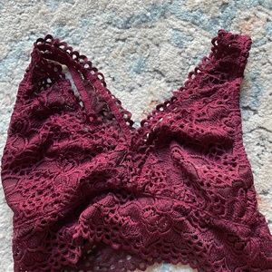 Maroon Altrd State Lace Bralette
